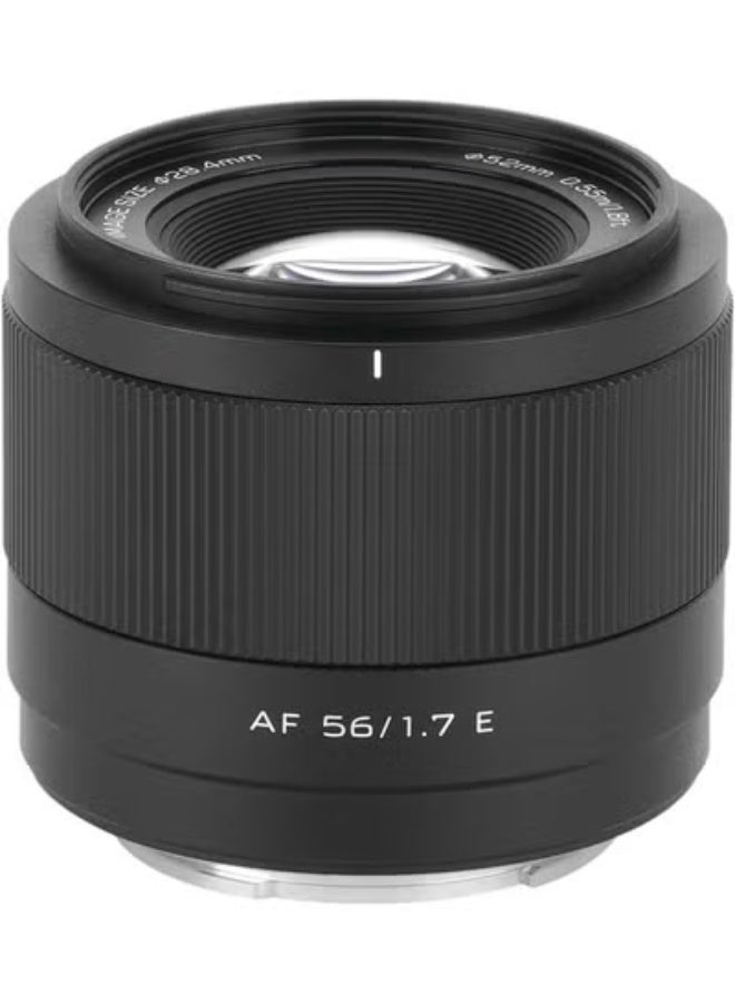 فيلتروكس عدسة VILTROX AF 56 ملم f/1.7 E لسوني,عدسة سوني برايم إي ماونت 56 ملم f1.7 لسوني a7iv a7rv a6400 a6700 ZV-E10 (APS-C) - Image 2